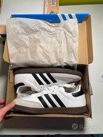 Adidas samba bianche e nere nuove tagli 44