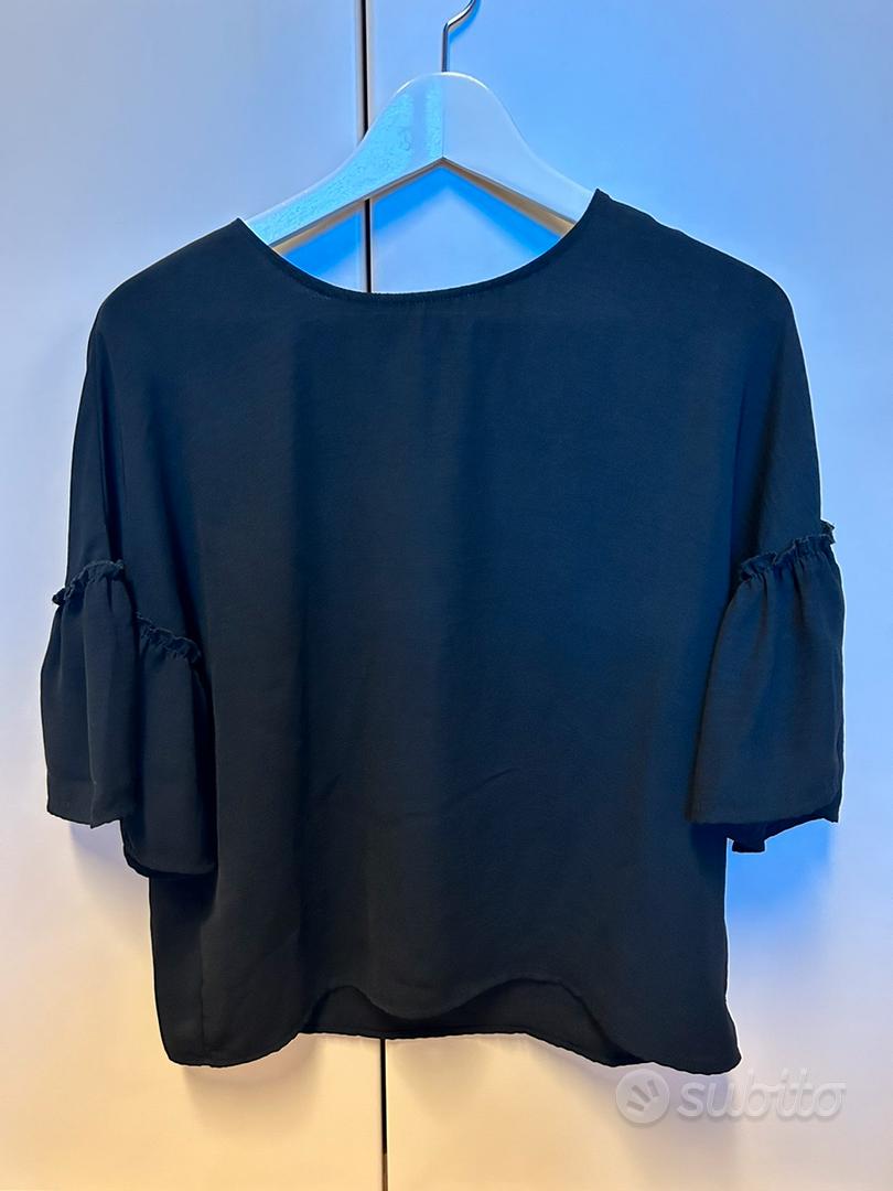 Maglia trasparente nera on sale stradivarius