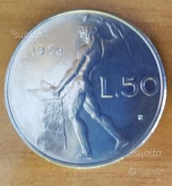 50 LIRE Vulcano 1976 Moneta