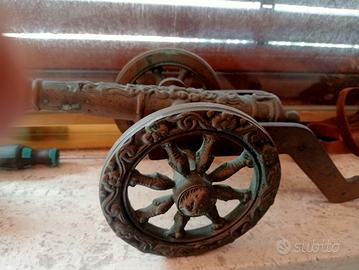busca e cannoncino in bronzo 