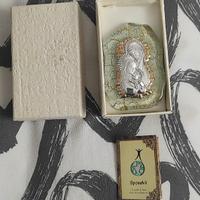 Gesù, Giuseppe e Maria soprammobile vetrofusione