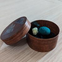 (Fatto a mano) Miniatura Cappelliera+Cappello Verd