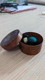 (Fatto a mano) Miniatura Cappelliera+Cappello Verd