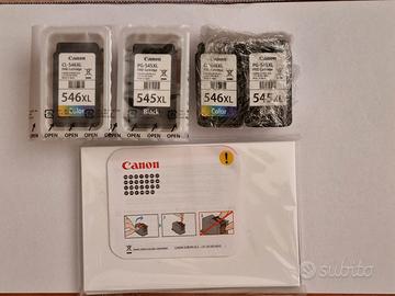 Cartucce Canon 545 XL black e 546XL color