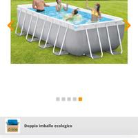 Piscina+pompa a sabbia intex