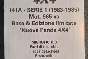 Catalogo ricambi Panda 4x4 1° serie
