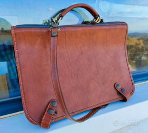 Borsa porta documenti in pelle