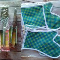 Set da bbq e presina cucina nuovo mai usato