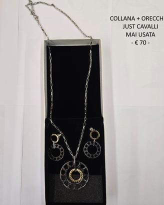 collana e orecchini JUST CAVALLI