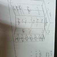 letti,  armadio e comodino 