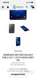 Sansung Tablet Galaxy A6 SM-T585
