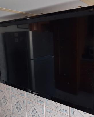 tv smart  telecomando  supporto da parete incl