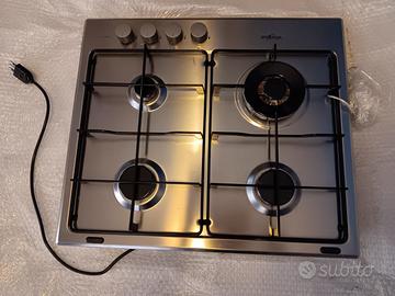 Piano cottura a gas, 4 fuochi, Whirlpool