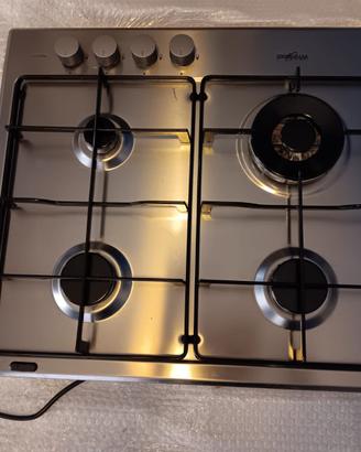 Piano cottura a gas, 4 fuochi, Whirlpool