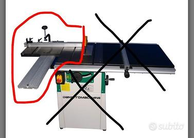 base guida squadratrice sega Damato 