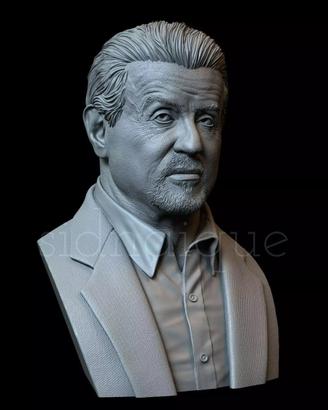 Stallone Rocky Balboa  Busto 3D