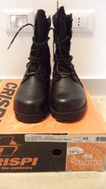 Anfibi Crispi mod Trophy LS cordura Bov nero