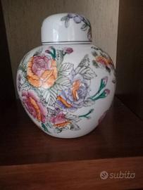vaso decorato vintage 