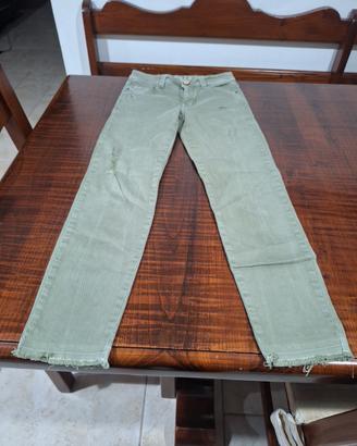 Jeans Zara Kids verde salvia - Taglia 34 (164cm)