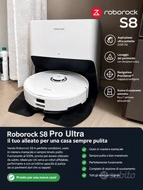 Robot lavapavimenti aspirapolvere Roborock S8 ProU