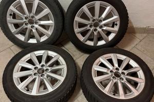4 CERCHI IN LEGA + GOMME INVERNALI AUDI A 1