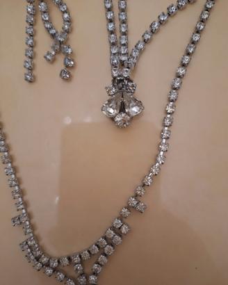 parure di strass vintage