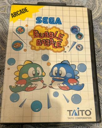 Sega Master System Bubble Bobble leggi descrizione