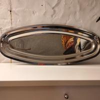 Vassoio ovale in acciaio inox