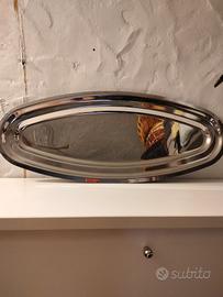 Vassoio ovale in acciaio inox