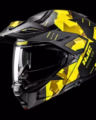 Casco Modulare HJC I80 ROKI GIALLO NERO