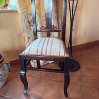Sedie antiquariato tappezzate restaurate