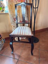 Sedie antiquariato tappezzate restaurate