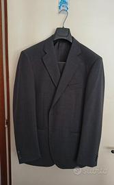 Abito completo uomo, taglia 52, grigio piombo