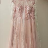 vestito da cerimonia con corpetto lavorato