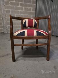 sedia con seduta a pozzetto,