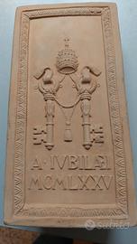 Mattone cavo A. Iubilaei giubileo 1975 Rosenthal 