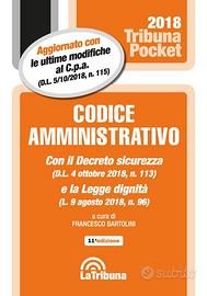 Codice AMMINISTRATIVO - La Tribuna pocket - 2018