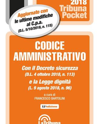 Codice AMMINISTRATIVO - La Tribuna pocket - 2018