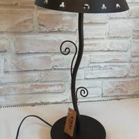 Lume da tavolo metallo corten FARO