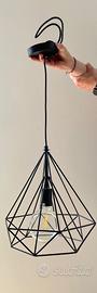 Lampadario geometrico a sospensione