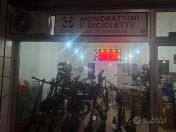 nuovo negozio biciclette e monopattino elettriche 