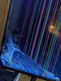 Samsung QLED Q60T 55" TV rotta per ricambi