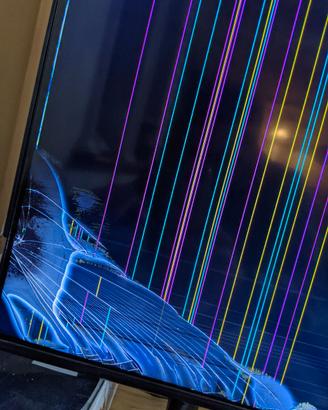 Samsung QLED Q60T 55" TV rotta per ricambi
