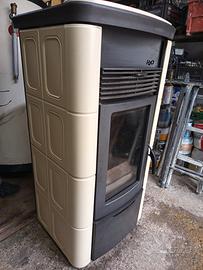 Termostufa a pellet termorossi h20 18kw nuova