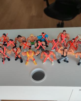 Lotto action figures WWF Wrestling anni '90 Hasbro