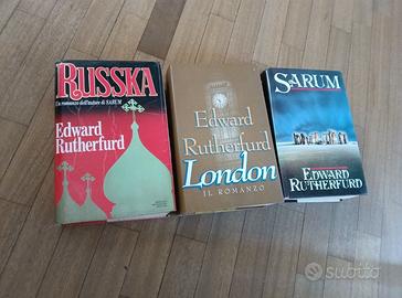Lotto 3 Libri Rutherfurd - SARUM, LONDON, RUSSKA