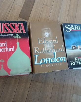 Lotto 3 Libri Rutherfurd - SARUM, LONDON, RUSSKA