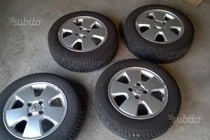 4 gomme lamellari + cerchi lega opel