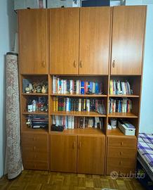 “Libreria legno massello 260x19
