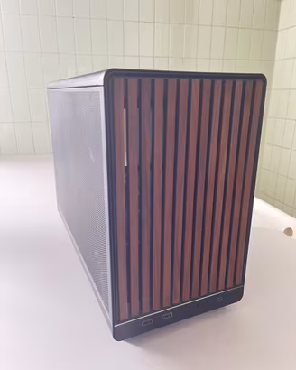 Case PC Gaming Lian Li A3 mATX Wood Black
